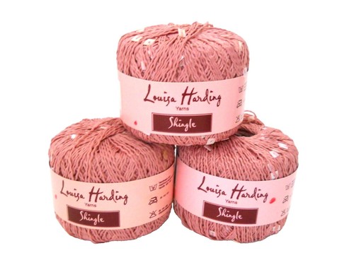 PINK PALE HOT CROCHET KNITTING DESIGNER YARN WEAVING FIBER ART