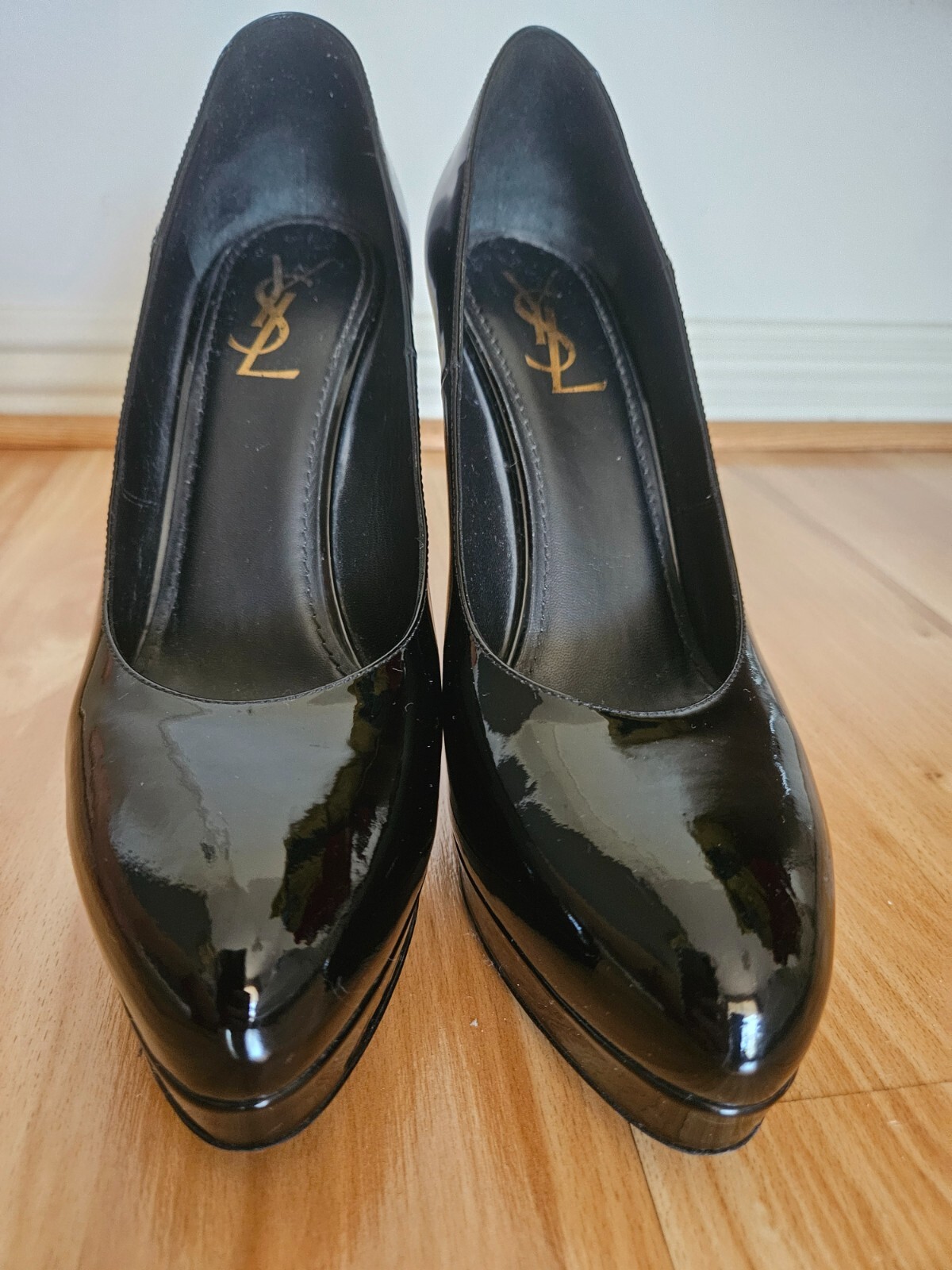 Décolleté tacchi Yves Saint Laurent YSL neri mozzafiato e sexy taglia EUR 40 US 9