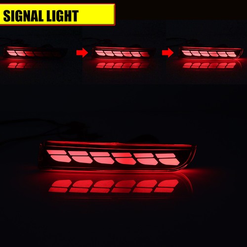 Kit de luces de señal de giro/freno trasero/freno reflector ahumado para Mitsubishi Lancer Evo - Imagen 7 de 12