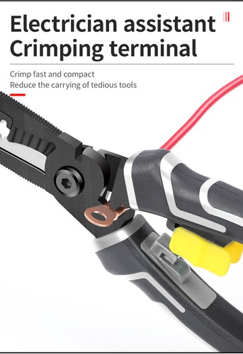 Multifunctional Electrician Pliers Long Nose Pliers Wire Stripper Cable Cutter 9 - 第 8/9 張圖片