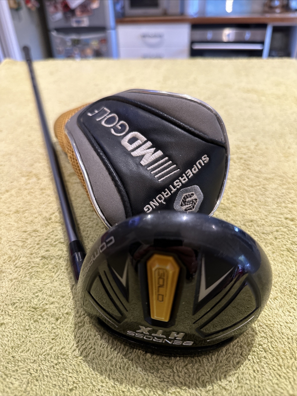 Men’s Benross HTX Gold Golf 3 Wood Great Condition Graphite Shaft Right