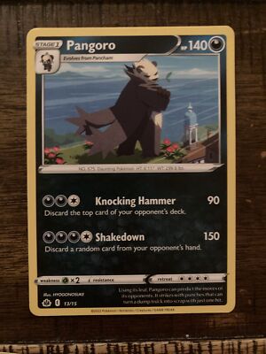 pokemon card value pangoro Pokemon SM Forbidden Light Card: Pangoro - 78/131 - Rare Reverse Holo main image 1