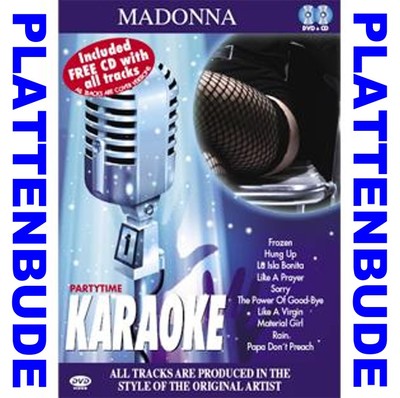 KARAOKE * MADONNA * DVD + CD ua. LA ISLA BONITA * LIKE A VIRGIN * FROZEN NEU/OVP