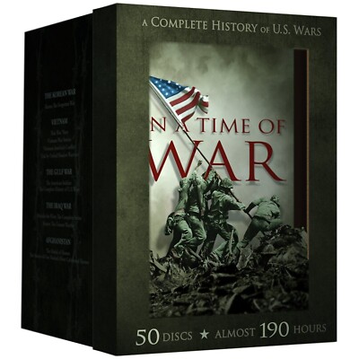 In A Time of War - Complete History of U.S. Wars DVD Set (50 Discs