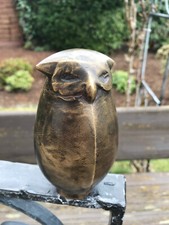 Bronze-Skulptur IDYL Cycladische Eule sitzend TM-27