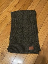 Superdry Premium Gray Green 78" Wool Blend Scarf