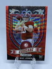 2021 Panini Prizm Draft Picks Red Wave Crusade Mac Jones