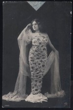 FEMME CP PHOTO DE 1905   ACTRICE OU CHANTEUSE  NU 213