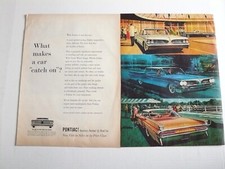 1959 Pontiac Bonneville Art Fitzpatrick Van Kaufman 2-page Vintage Print Ad 1 1959 Pontiac Bonneville Art Fitzpatrick Van Kaufman 2-page Vintage Print Ad 1