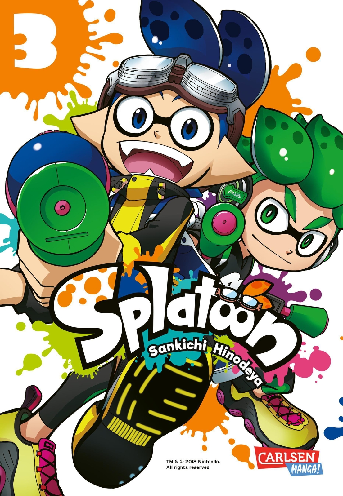 Thumbnail - Sankichi Hinodeya | Splatoon 3 | Taschenbuch | Deutsch (2018) |