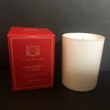 Aquiesse Passion Fruit & Citrus Soy Candle 10 oz NEW In Box 90 Hour