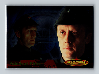 #ad 2001 Topps Star Wars Evolution Admiral Piett #4 $1.50
