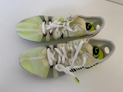 Nike Zoom Victory Elite Unisex Track Spikes White Volt 526627 107