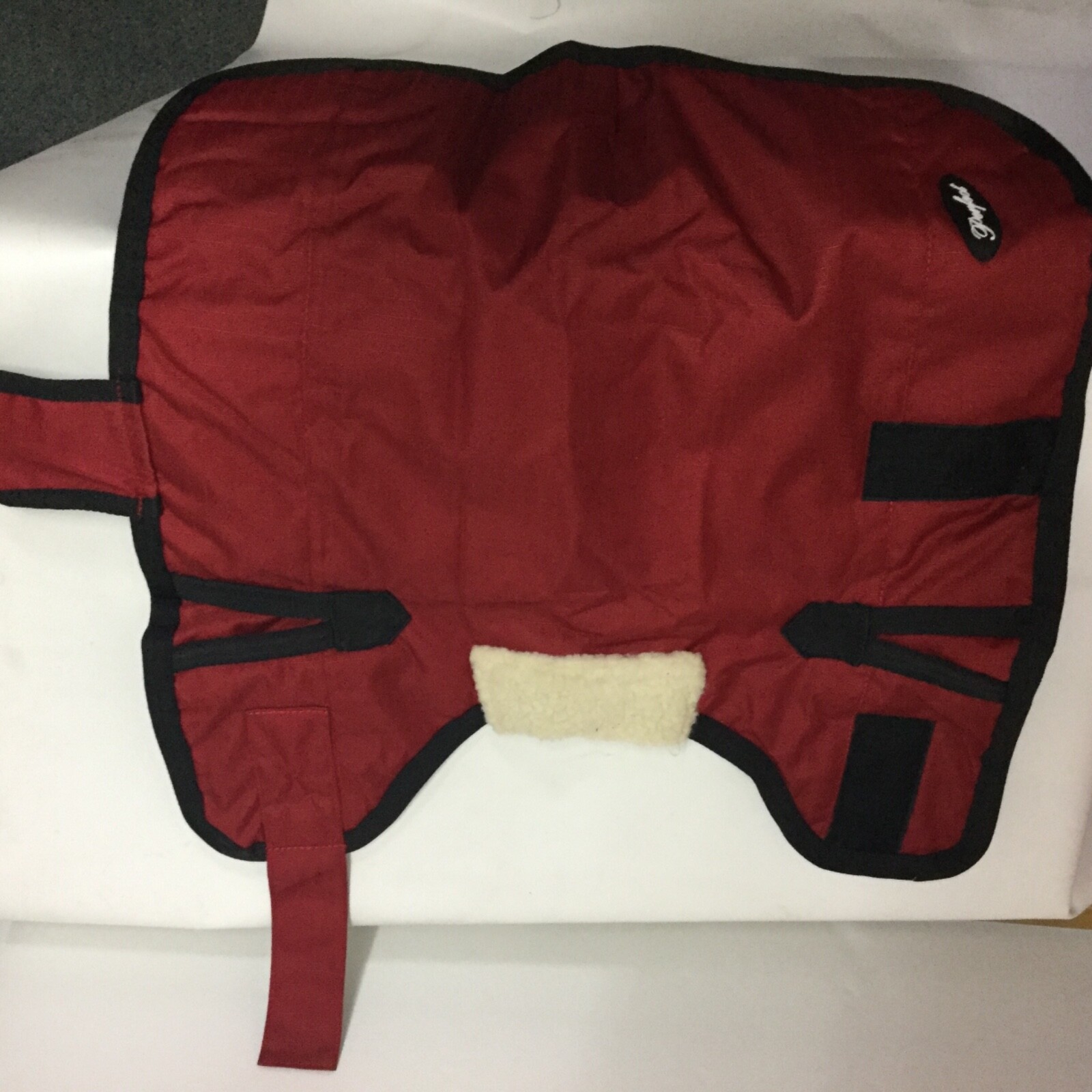 Dog coat red weatherproof with cooler 45 x 50 x55 cm keep your dog