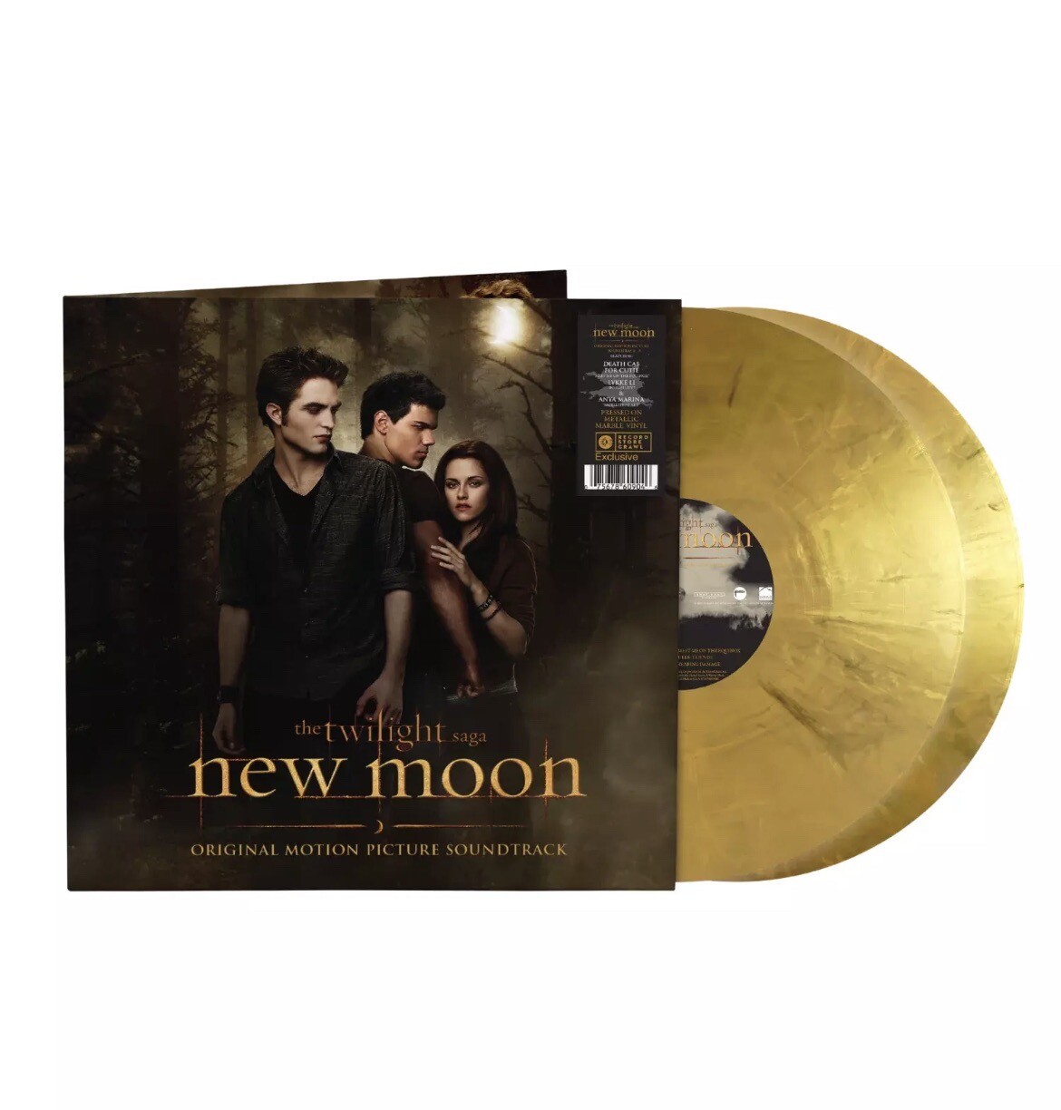 ⭐️ Twilight Saga New Moon Soundtrack RSC Metallic Marble Vinyl Sold Out