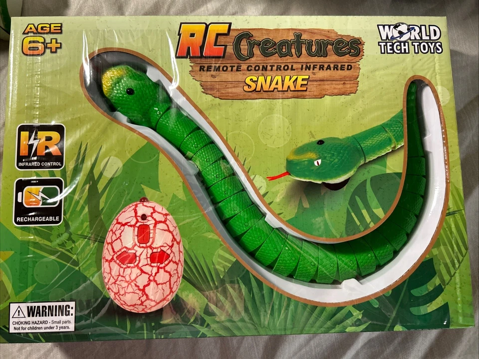 World tech RC creatures remote controlled INFRARED snake - Image 2 of 4