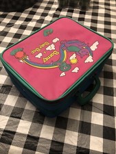 Vintage 1993 Barney Dinosaur Baby Bop Childhood Memory Suitcase Carry Bag Purp