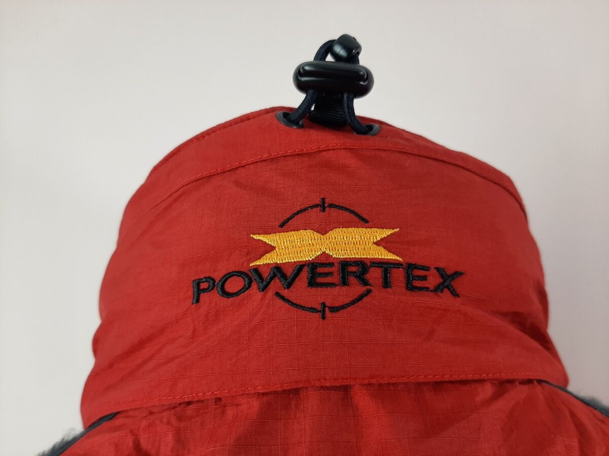 Salewa Powertex Jacket Men's Size L Red Hooded Lined Water Salewa Powertex Jacket Men's Size L Red Hooded Lined Water