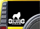 Collie Bone Sticker L026 8 inch rescue dog decal