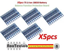 5pcs 7S BMS Balancer Lithium Li-ion 18650 Battery Protection Board Balancing