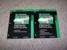 1993 Toyota MR2 Factory Shop Service Repair Manual Turbo 2.0L 2.2L