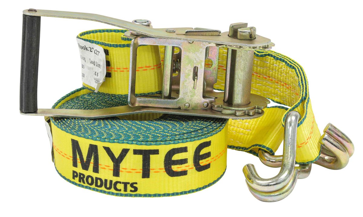 2" x 27' Ratchet Tie-Down Straps with/ Wire Hook 10000 Lbs Capacity (20 Pack) 2" x 27' Ratchet Tie-Down Straps with/ Wire Hook 10000 Lbs Capacity (20 Pack)