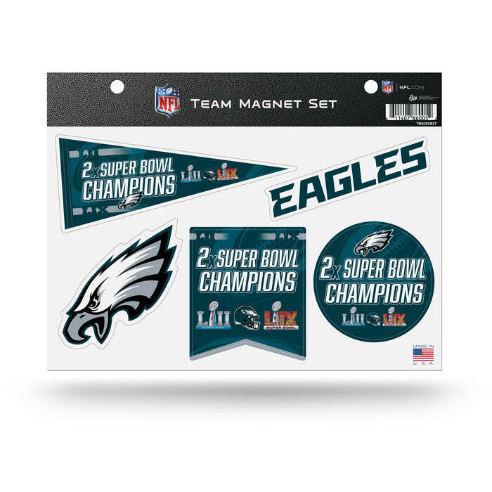 Philadelphia Eagles Two Time Super Bowl Champions Team Magnet Set | eBay