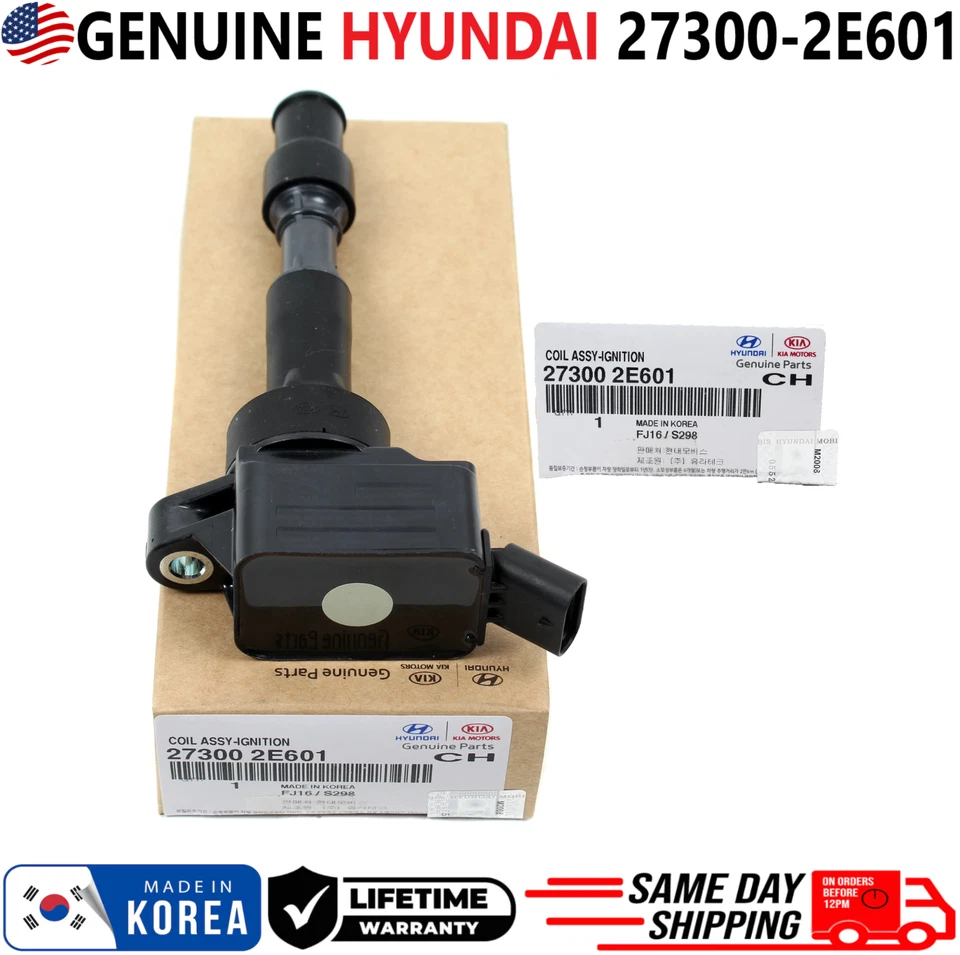 Bobina de encendido nueva OEM Hyundai para Hyundai y Kia 2015-2019 2,0 L I4, 27300-2E601 Foto 3 de 4