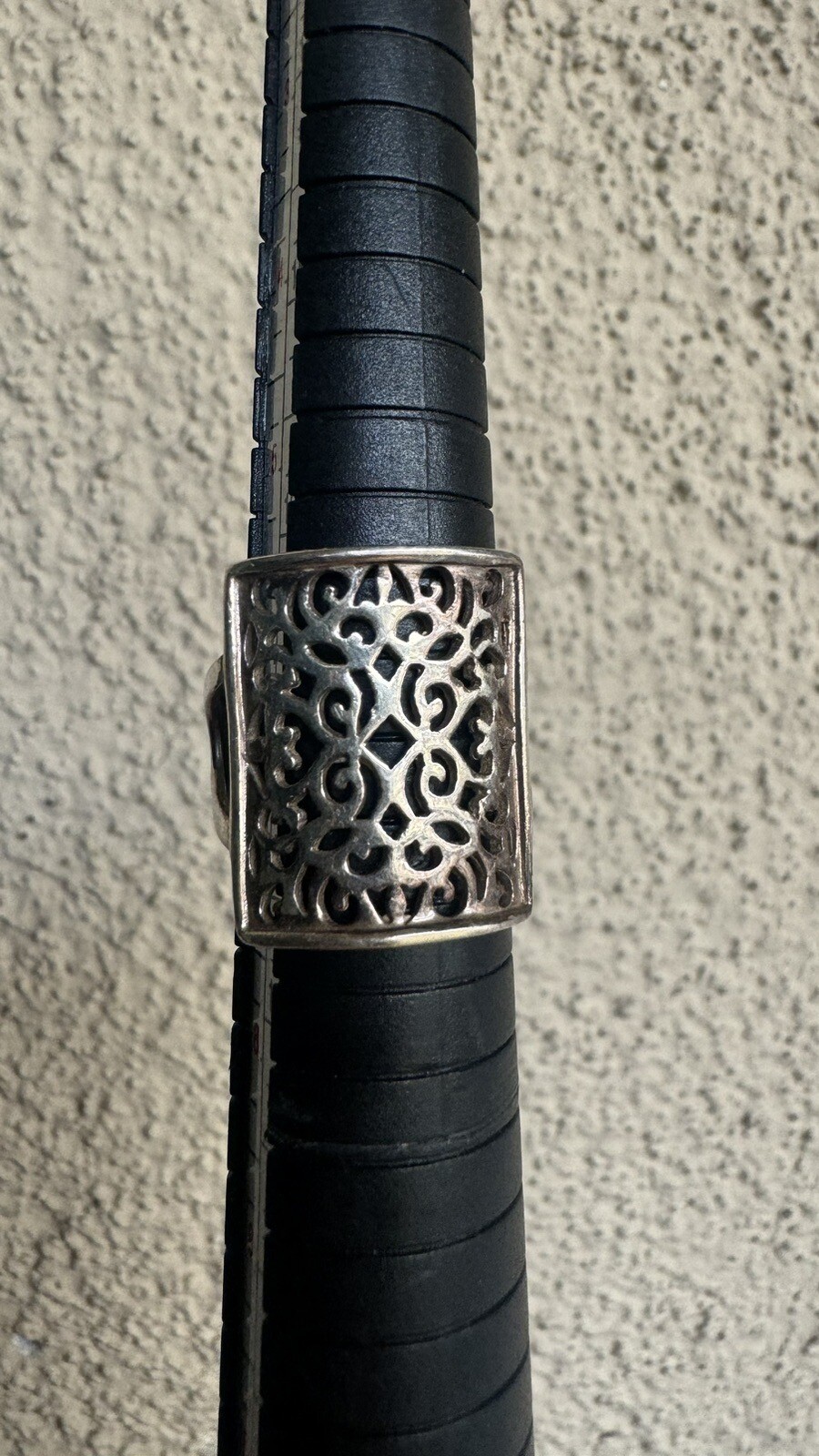 Southern Gates Rectangle Scroll Ring Sterling Sil… - image 13