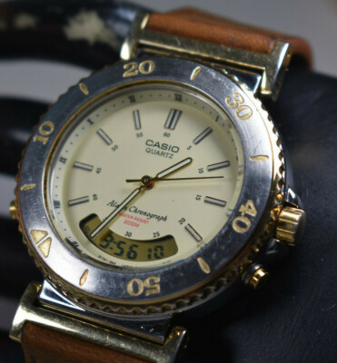 Vintage! Casio AD-710 Oceanus JAPAN K Analog/Digital Circa 1989