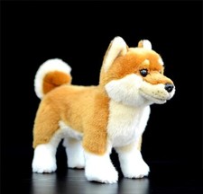Brown Shiba Inu Dog 8 Inch Stuffed Animal Plush Toys Toddler Doll Kids Gifts