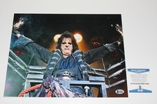 SINGER ALICE COOPER SIGNED 11x14 PHOTO A BECKETT COA BAS SCHOOL'S OUT SHOCK ROCK