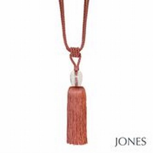 1 x Rust Crystal tassel rope curtain tieback embrace cord ties holdback