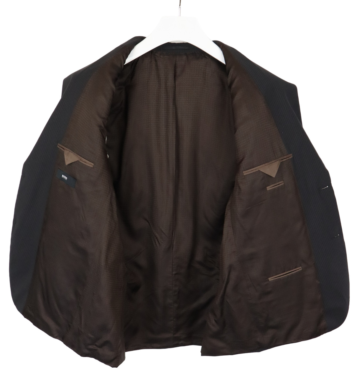 HUGO BOSS Pasini2/Movie2 Comfort Blazer Men's US 46 Virgin Wool Lined Single thumbnail 4