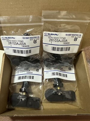 Complete Set of 4 OEM TPMS Tire Pressure Sensors Kit 28103AJ00A for Subaru WRX