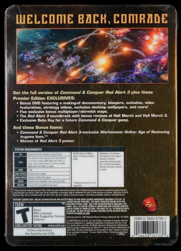 Command & Conquer: Red Alert 3 - Premier Edition, WATA 9.2 A - Image 4 of 4