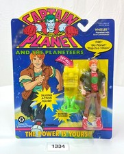 Captain Planet Wheeler Planeteer with Eco Commands! Tiger Toys 1991 MOC Rare