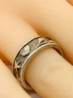 vintage sterling silver 925 star fish sea shell band size 7