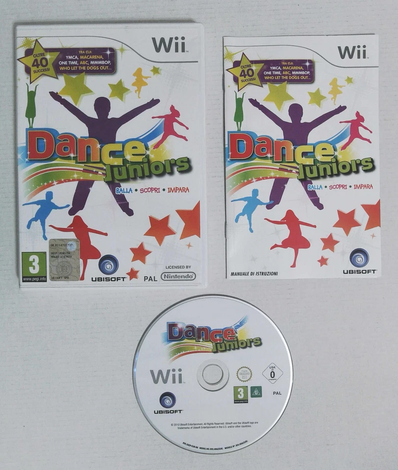 NINTENDO WII : DANCE JUNIORS - Completo, ITALIANO ! Comp Wii U ! CONSEGNA 24/48H, foto 1 di 2