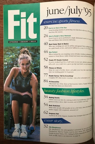Elle Macpherson - Fit magazine - June/July 1995 - Premiere issue - Picture 3 of 15