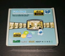 High Definition Multimedia Interface for HDMI. 4K HDR