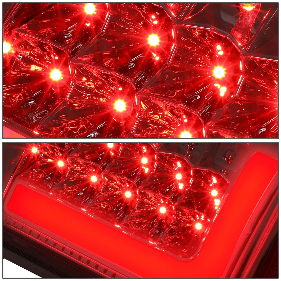 [BARRA LED 3D L-STREAK] PARA 08-16 SUPER DUTY CROMO CLARO LUZ TRASERA LÁMPARA DE ESTACIONAMIENTO Foto 3 de 4