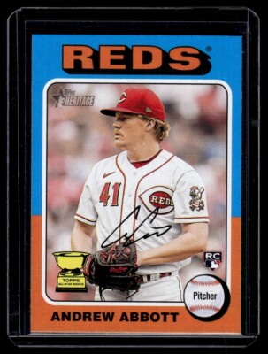 2024 Topps Heritage Andrew Abbott RC Cincinnati Reds #470