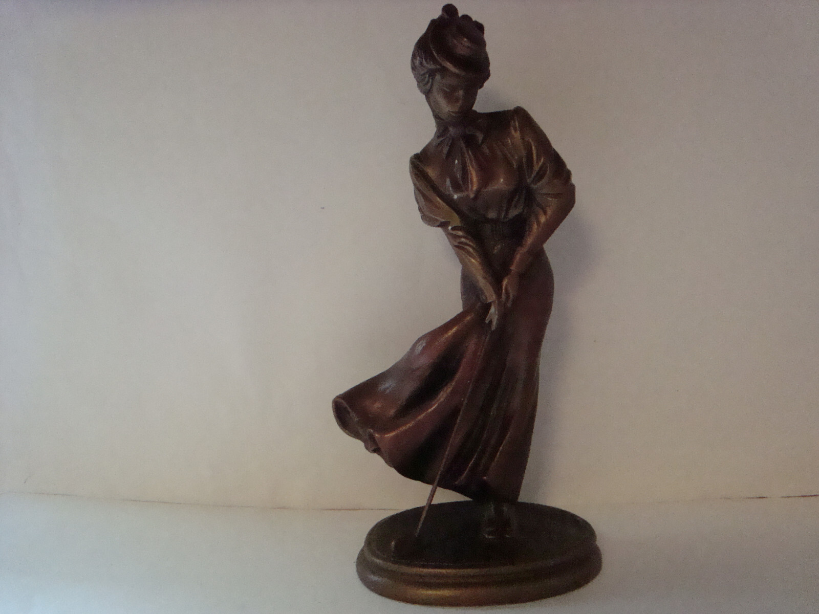 Austin Sculpture VTG Era Lady Golfer St. Andrew's Breeze 13-1/2