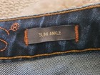Jag Jeans Size 10 Slim Ankle Cropped Stretch Dark Blue Denim Jeans Pants — photo 4