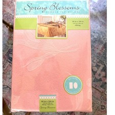 Pink Damask Tablecloth - Elegant Pink Damask - oblong 60 x 104