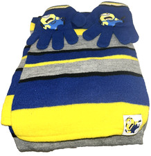 Minion Scarf and Mittens Set Despicable Me 2 Very Cute. Great Condition
