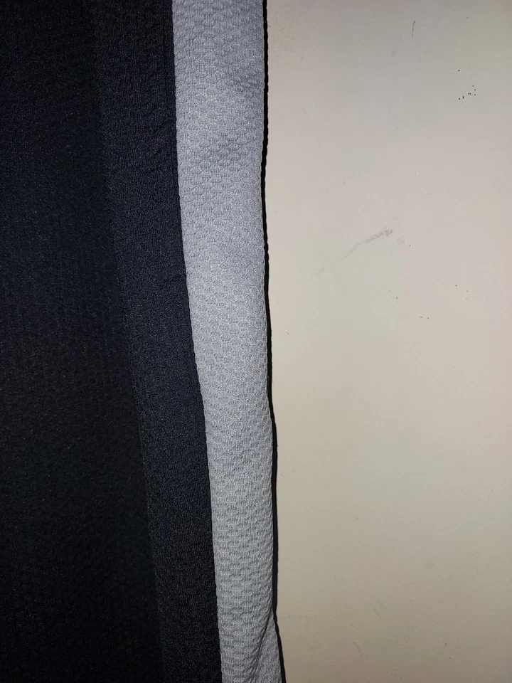 Calça de moletom masculina Nautica grande perna reta malha treino atlético preto cinza - Imagem 4 de 4