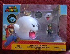 Nintendo King Boo with Luigi Action Figure Set - 3pk