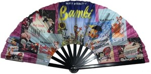 Disney Parks Golden Era Animated Classics Folding Hand Fan,  Bambi Fantasia NWT!